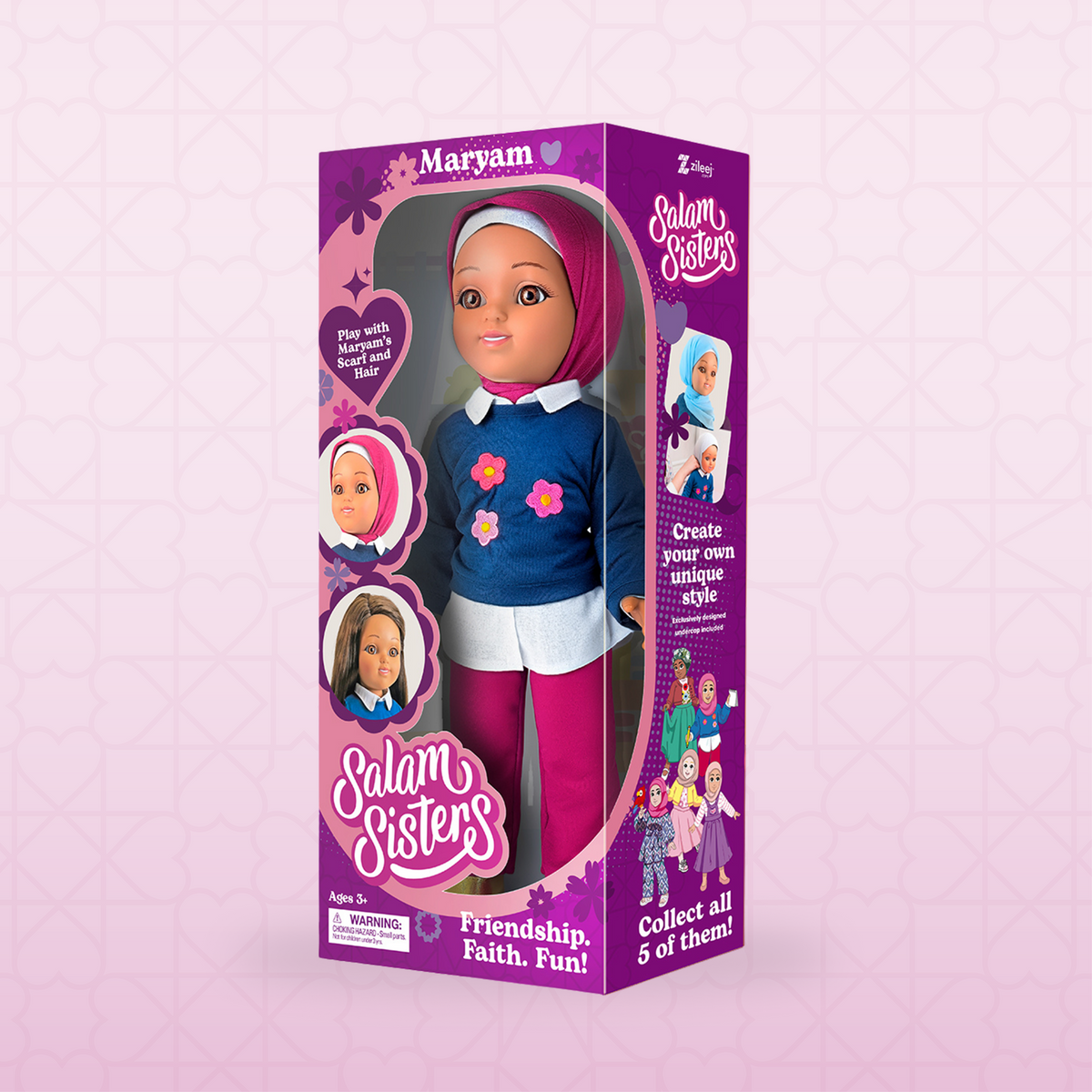 Maryam, Salam Sisters, 18" Islamic Doll