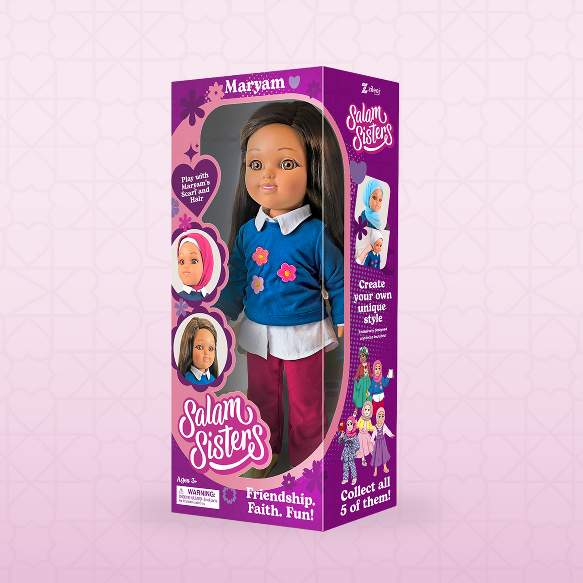 Maryam, Salam Sisters, 18" Islamic Doll
