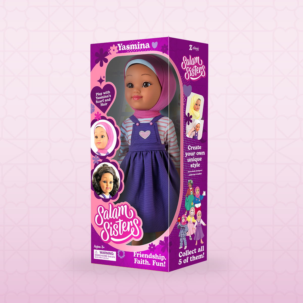 Yasmina, Salam Sisters, 18" Islamic Doll
