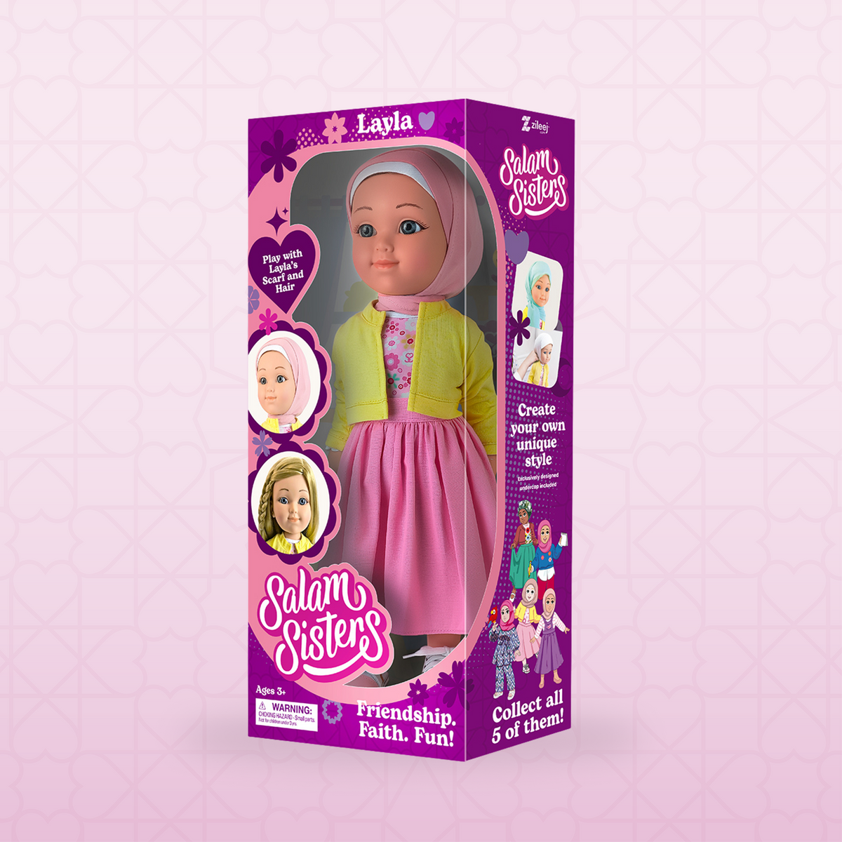 Layla, Salam Sisters, 18" Islamic Doll