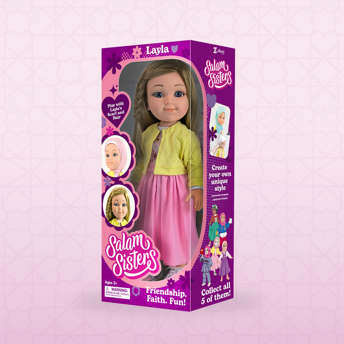 Layla, Salam Sisters, 18" Islamic Doll
