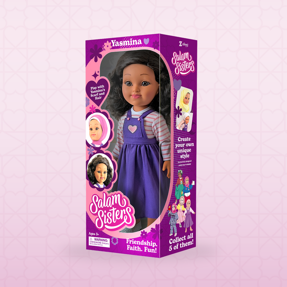 Yasmina, Salam Sisters, 18" Islamic Doll
